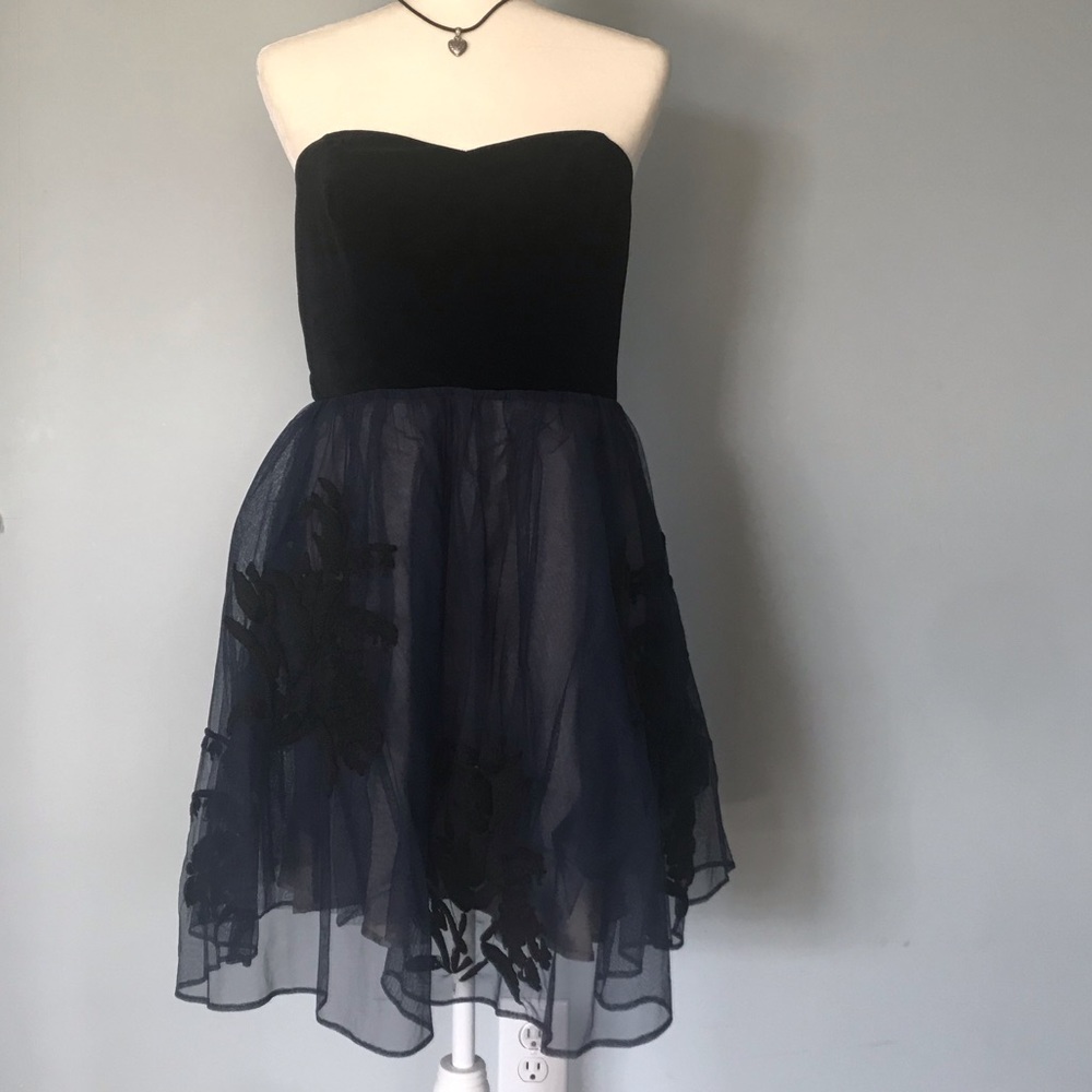 Anthropologie mini dress for holiday season